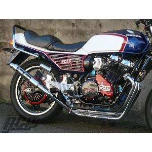 プリティー製 バリオス 2型 流 タイプ3 4-2-1 マフラー メッキ