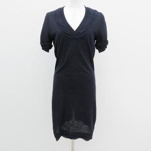 CHANEL（シャネル） #spc ワンピース 44 黒 ニット 半袖 94305