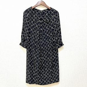 LAURA ASHLEY（ローラアシュレイ） #snc ワンピース 14 紺 半袖 花柄