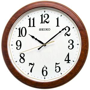 SEIKO（セイコー） 掛け時計 壁掛け KX203B 電波時計 スイープ 静か 音