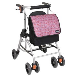 竹虎 レッツゴーミニ 室内専用歩行車／ウォールナット（竹虎）117504