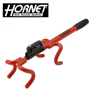 HORNETタイヤロック LT-51R ディンプルキー採用 3本 防犯ステッカー2