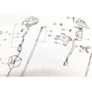 ホンダ（HONDA） モトコンポ (AB12) フューエルコック (ガソリン