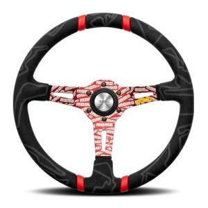 MOMO FULL SPEED 348D 34.8パイ レッドトップ モモステアリング フル
