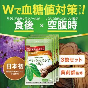糖貫プロネス premium 3袋 90日分 バナバ サラシア 機能性表示食品