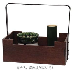 六瓢透手付莨盆 一閑塗 鵬雲斎好写 宗之作 煙草盆 茶道 茶道具 : 和