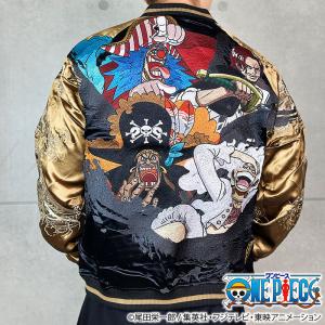 絡繰魂×ONE PIECE 四皇リバーシブルスカジャン 絡繰魂 243028 和柄
