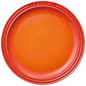 ル・クルーゼ ラウンド・プレート・LC オレンジ 19cm 単品 910140-19