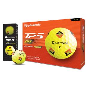 TP5 【即納】 2ダース テーラーメイド TP5x ボール 2024 PIX イエロー