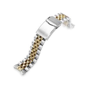 22mm メタル時計バンド ステンレススチール ジュビリー ブレスレット