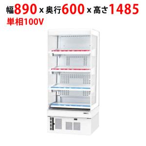テンポスオリジナル】TB4面ガラス冷蔵ショーケース 58L 白 TBSC4-058
