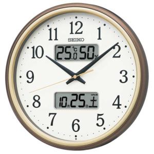 SEIKO（セイコー） 掛け時計 壁掛け PT202S 電波時計 スイープ 静か 音