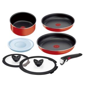 T-fal インジニオ・ネオ パプリカレッド セット7 L15190 ( 7点セット