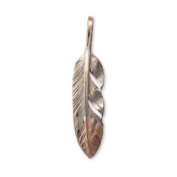 鷲見太郎 Pendant ペンダント】S K18ホワイトゴールドフェザーK18