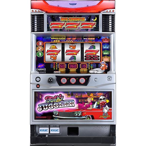 北電子 ファンキージャグラー 中古パチスロ実機 『コイン不要機