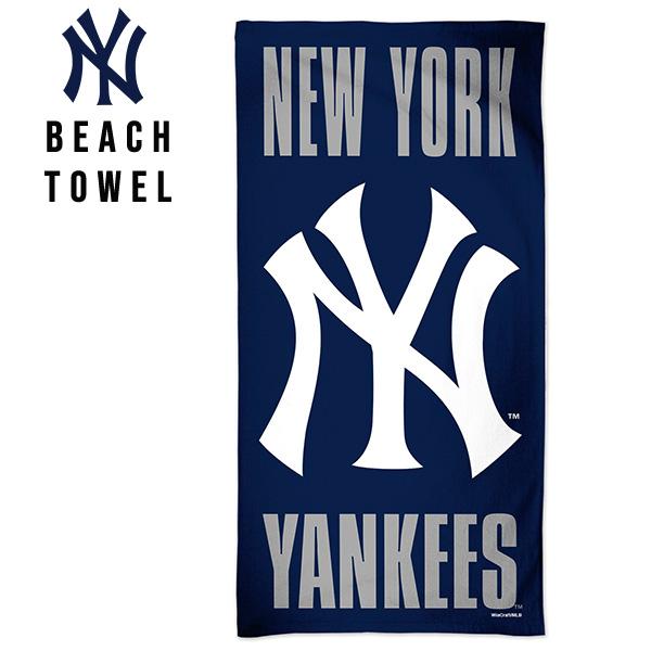 ニューヨーク ヤンキース ビーチタオル バスタオル MLB NY NEW YORK