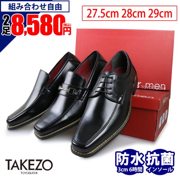 TAKEZO（タケゾー） ビジネスシューズ メンズ 大きいサイズ 28cm 29cm