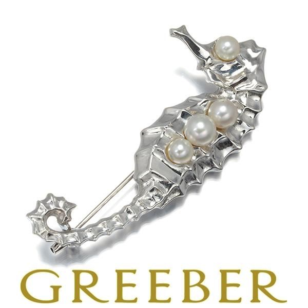MIKIMOTO（ミキモト） ブローチ パール 真珠 4.3-5.3mm タツノオトシゴ