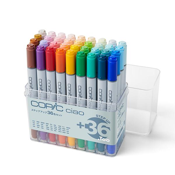 コピック チャオ ステップアップ 36色セット : 陶芸.com e-画材.com