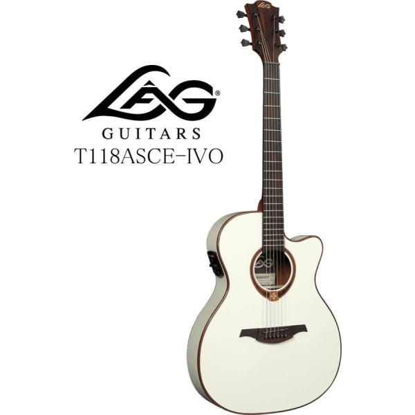 お取り寄せ商品] LAG GUITARS Tramontane 118 T118ASCE-IVO ラグ