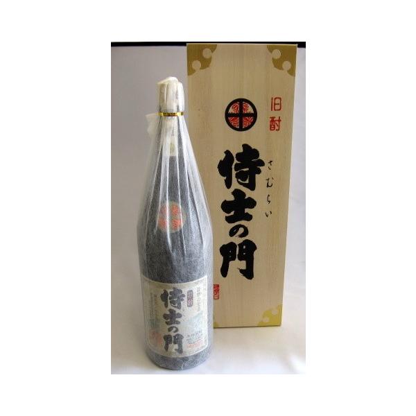 侍士の門 焼酎 旧酎 25度 1800ml 桐箱入り ギフト 芋焼酎 太久保酒造