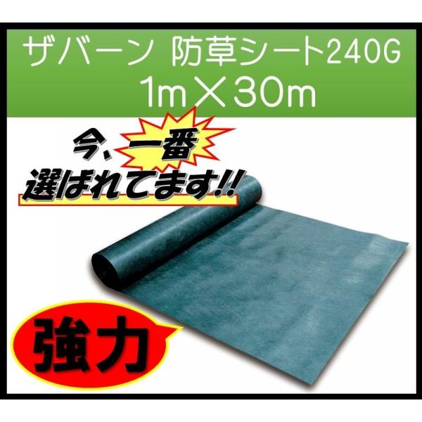 DuPont（デュポン） ザバーン デュポン社 防草シート 240G 1m×30m XA