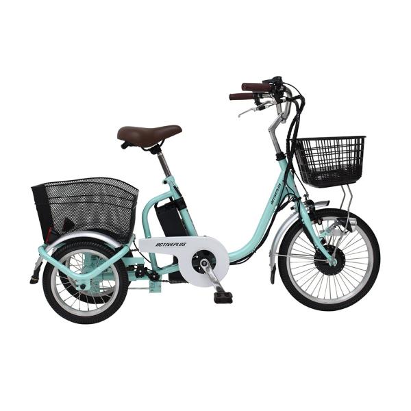ノーパンク ロータイプ電動アシスト三輪自転車 : マックスレックス