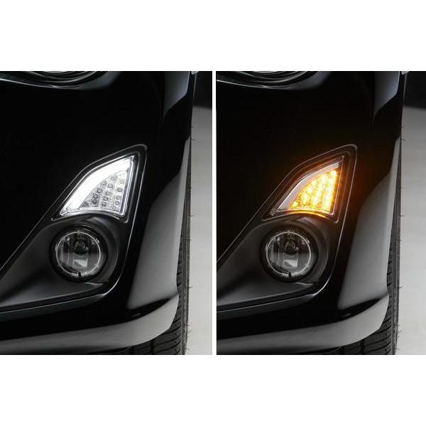 86 トヨタ ZN6 前期 LED 3Dライトバー付 LEDフロントウィンカーレンズ