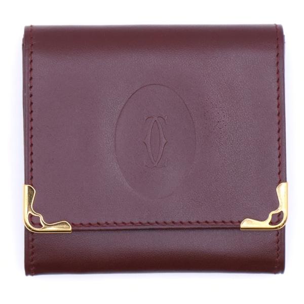 Cartier（カルティエ） マストライン ロゴレザーコインケース 小銭入れ