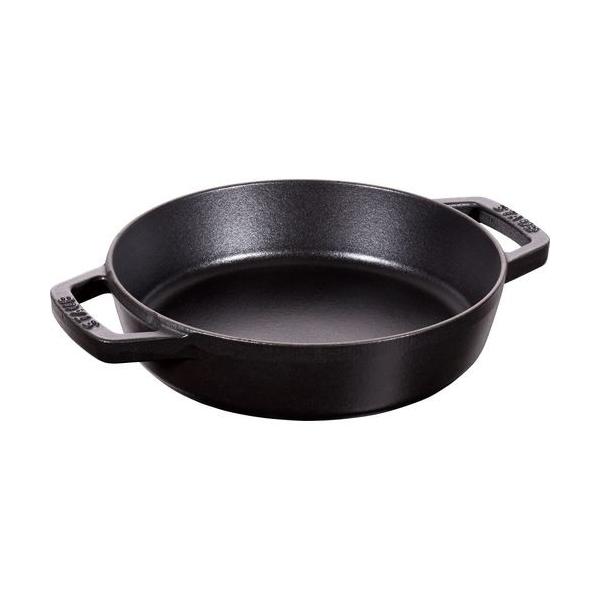 ストウブ IH対応 両手フライパン 26cm [ブラック] (フライパン) 価格