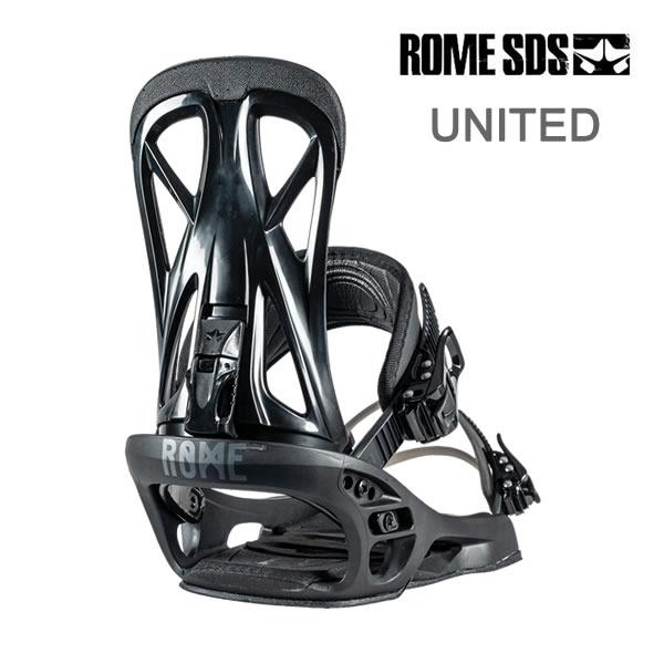 ROME SDS スノーボード ビンディング UNITED / BLACK (ローム