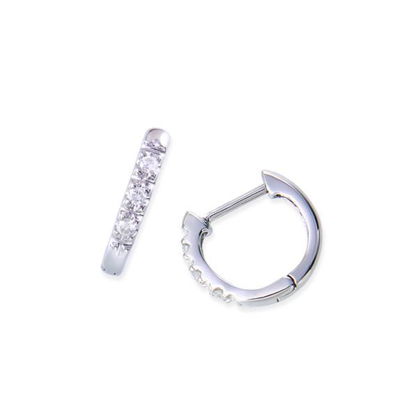 ジュエリーツツミ ツツミ ピアス K10 ホワイトゴールド ダイヤモンド