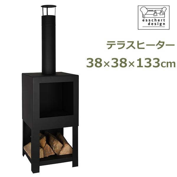 キャンプ 薪 ストーブ アウトドア 大型 煙突 収納付 庭 屋外 スチール