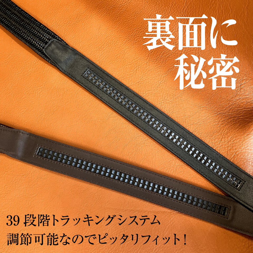 伸縮 メンズベルト X-フレックスベルト 2.0 本革 サフィアーノレザー
