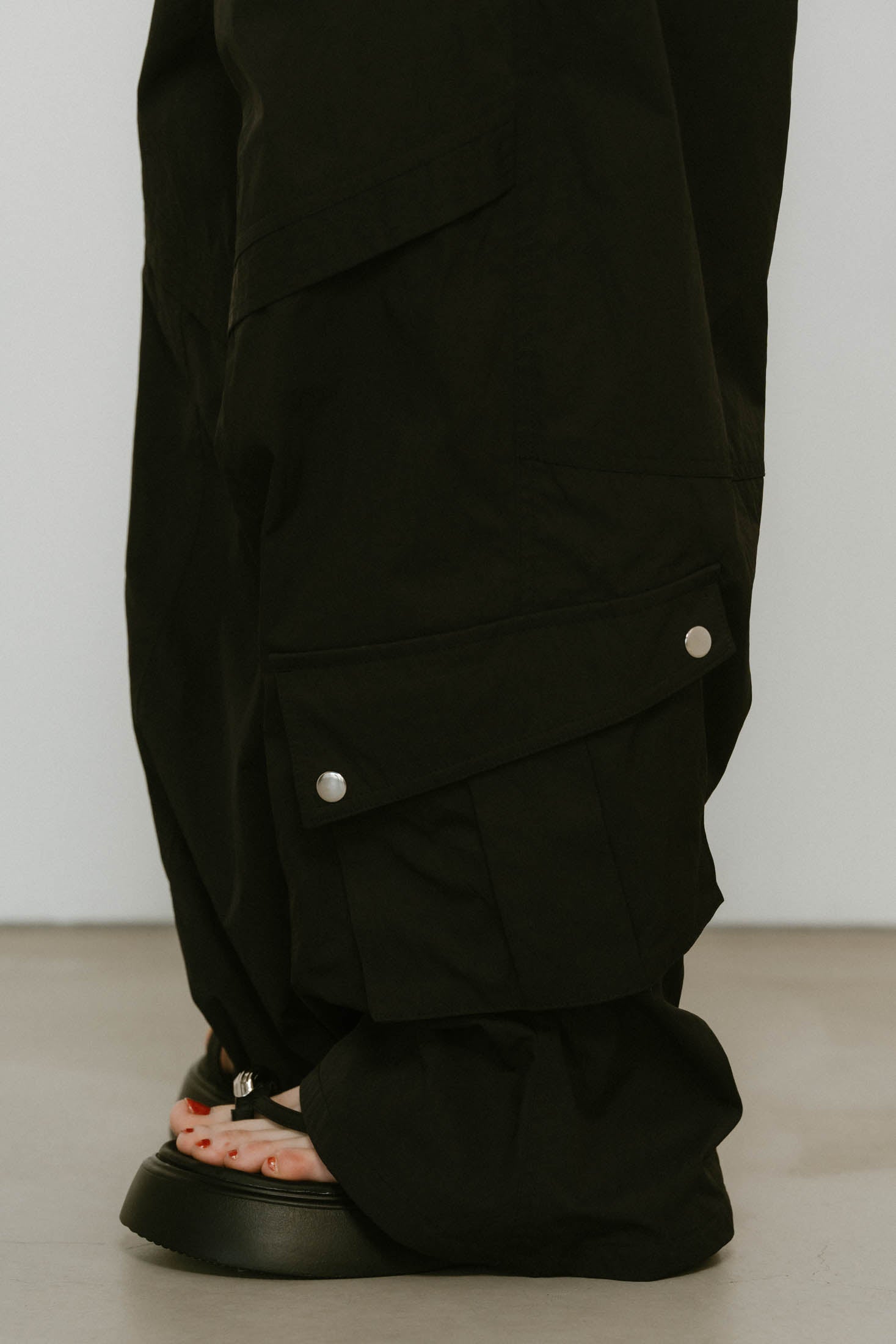 docking nylon pants(unisex)/black | KNUTH MARF