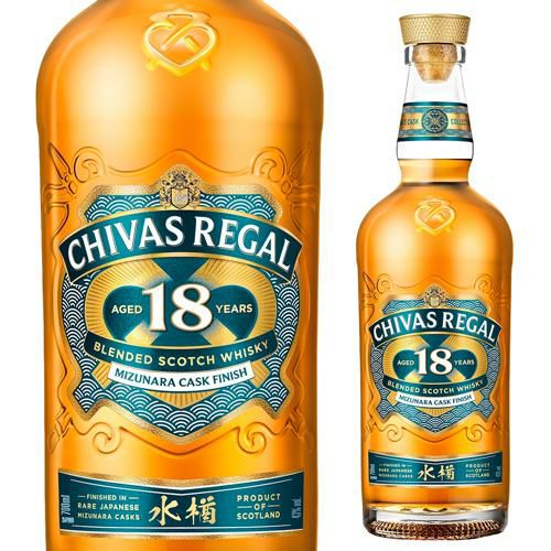 シーバス リーガル 18年 ミズナラ カスク フィニッシュ 43度 700ml