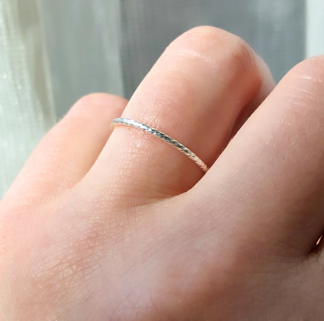 Dainty Silver Ring Trio - Lisa Maxwell