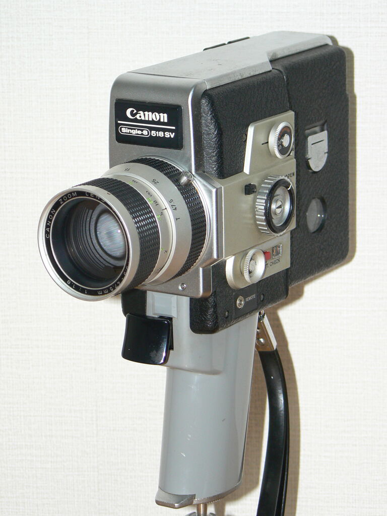 第345回目 キヤノンSingle-8 518SV : ポンコツとうさんの「カメラの写真」