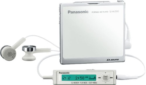 Amazon.co.jp: パナソニック ポータブルMDプレーヤー ホワイト SJ