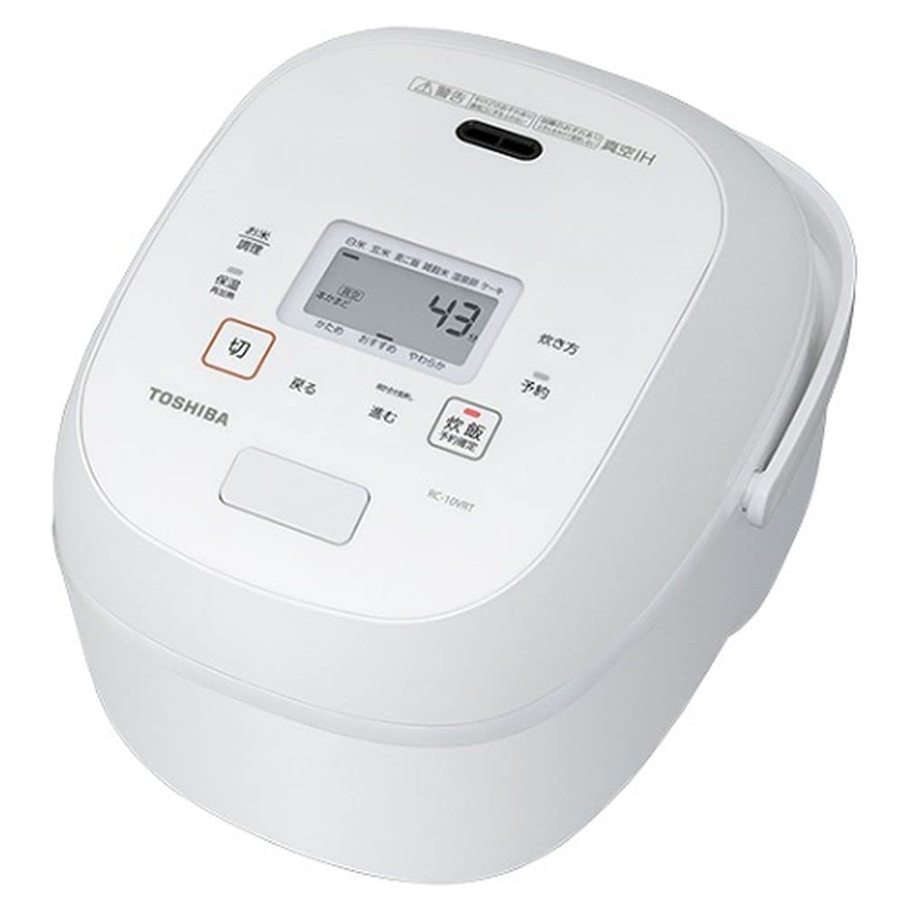 Amazon | RC-10VRT-W(ホワイト) 真空IHジャー炊飯器 5.5合 | 東芝
