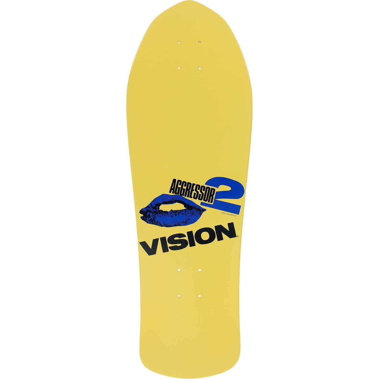 Amazon | Vision Aggressor II スケートボードデッキ - 10.25x30.5