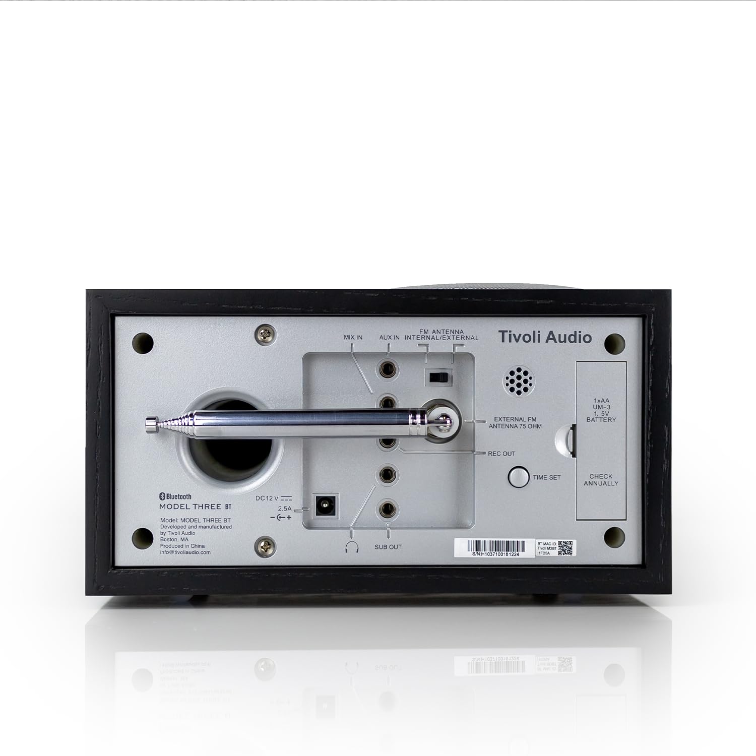Amazon.com: Tivoli Audio Model Three Bluetooth Clock Radio with