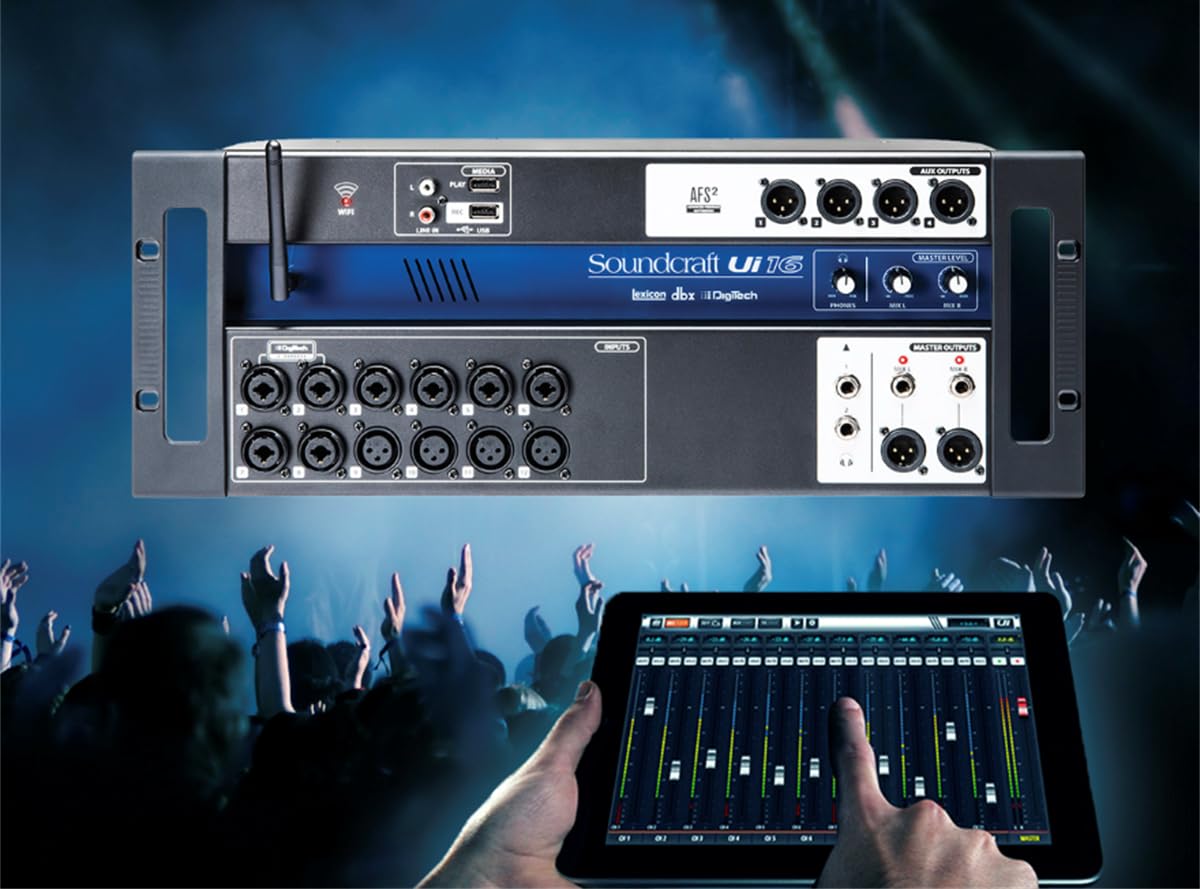Amazon.com: Soundcraft Ui16 Remote-Controlled 16-Input Digital