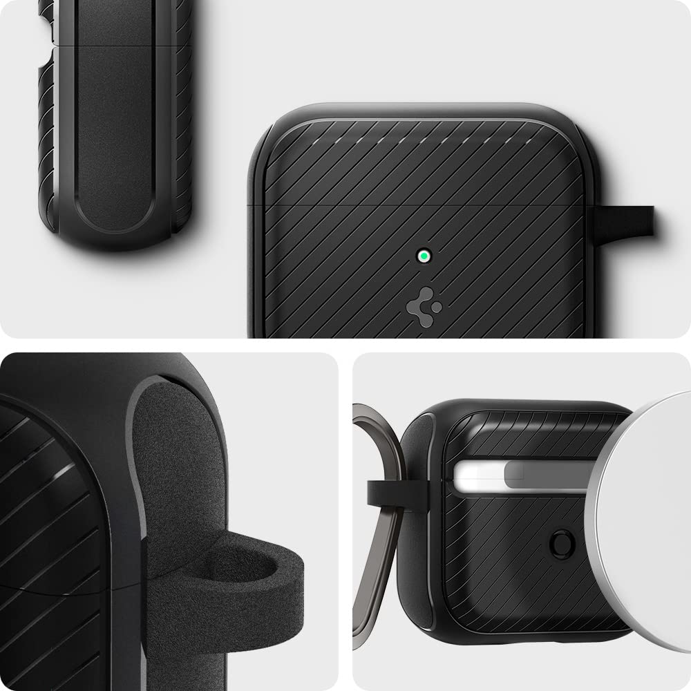 Amazon | Spigen Airpods 第3世代 充電ケース Magsafe 磁気充電対応