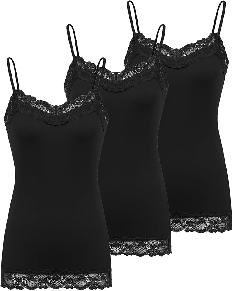 Kate Kasin Basic Cami Tank Tops Women Lightweight Camisole Stretch