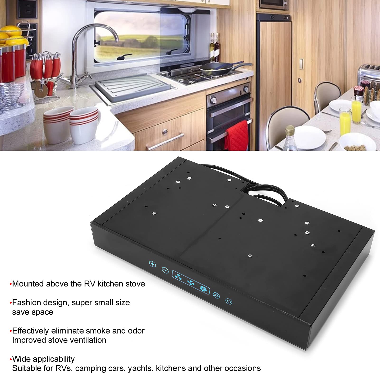 Amazon.co.jp: レンジフード キャビネット レンジフード 12V 3速 調整