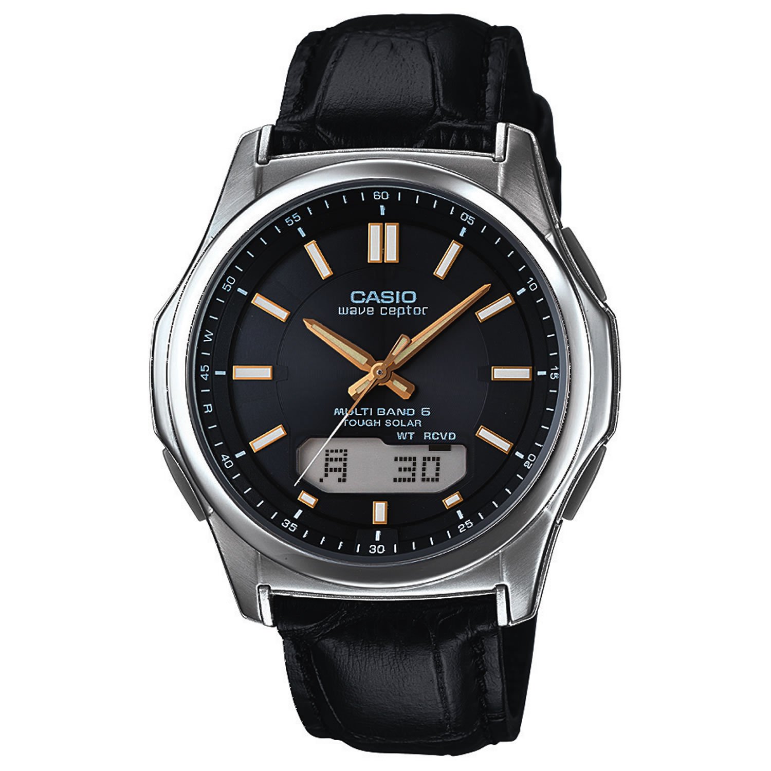 Amazon.co.jp: [カシオ]CASIO 腕時計 WAVE CEPTOR 世界6局対応電波