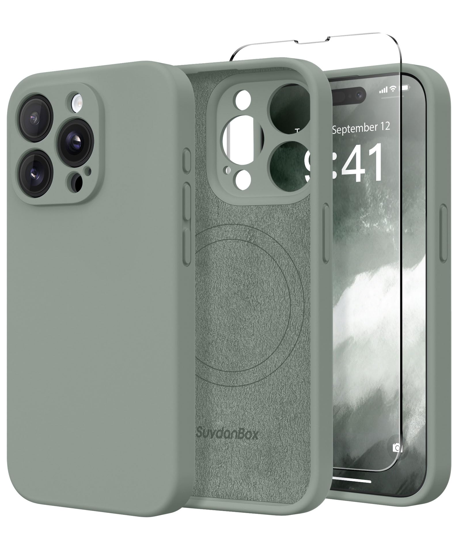 Amazon.com: SuydanBox Magnetic for iPhone 15 Pro Case, Compatible