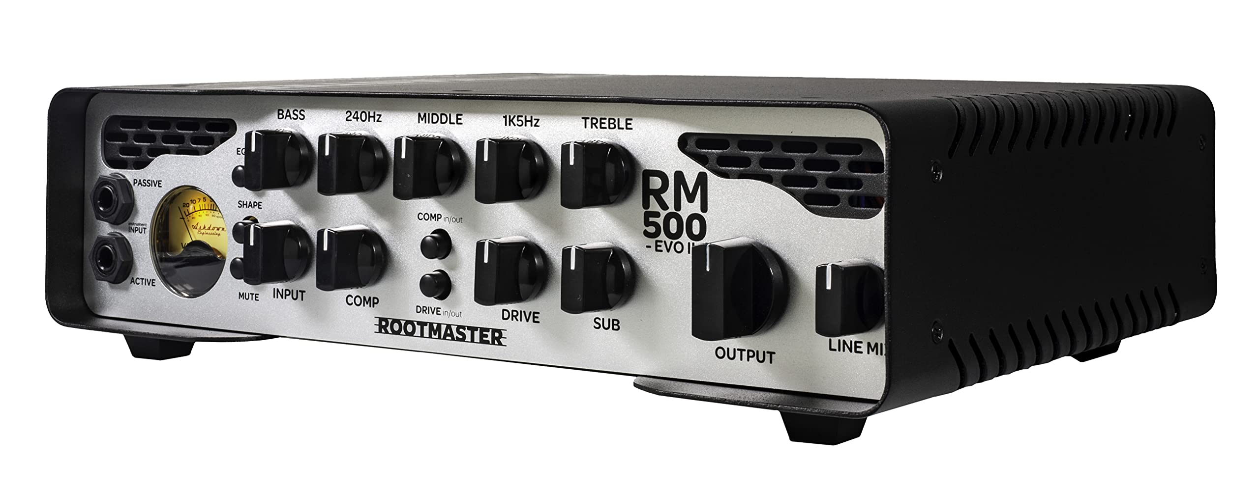 Amazon | Ashdown アッシュダウン 500W ベースアンプヘッド RM-500 EVO
