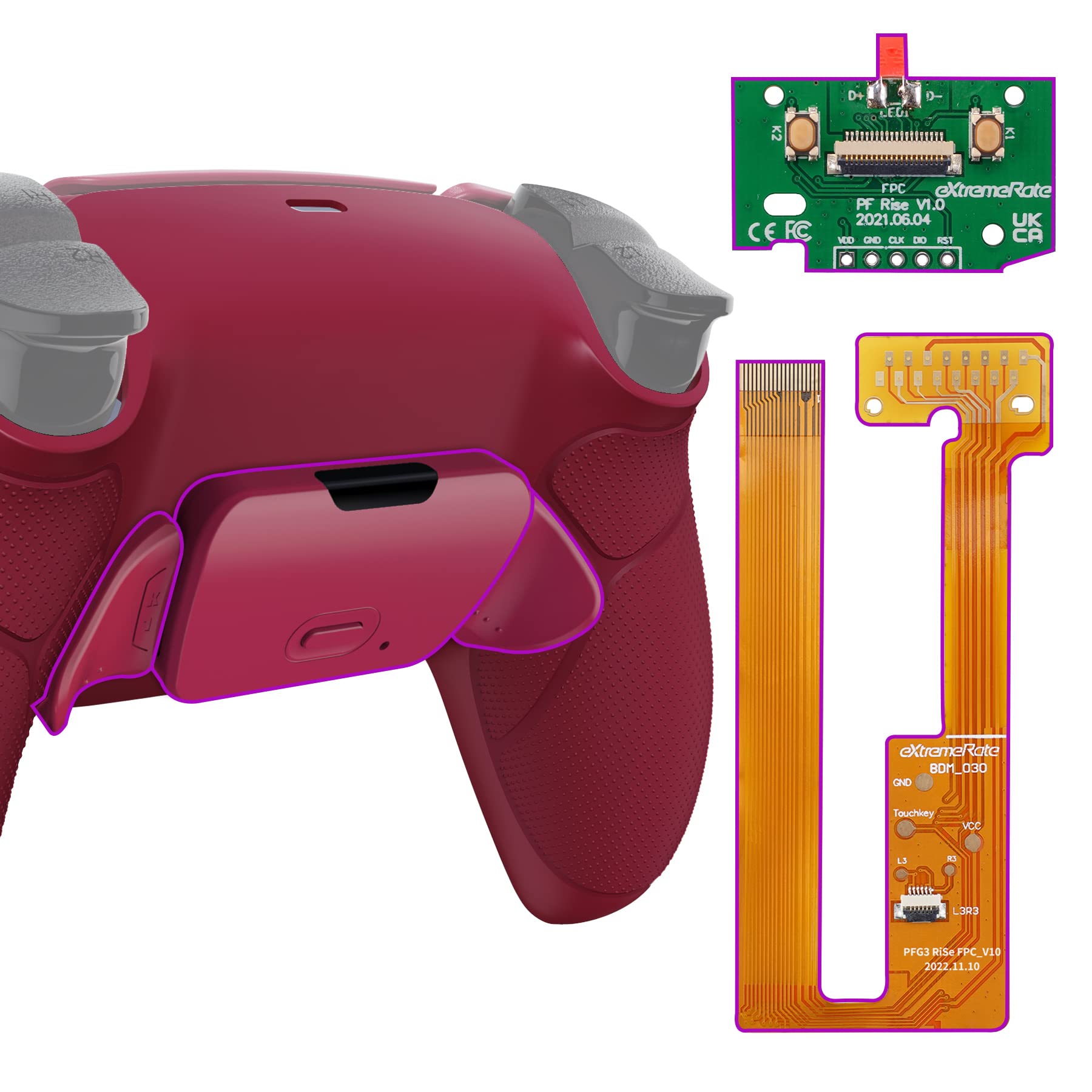 Amazon.co.jp: eXtremeRate ps5コントローラーBDM-030&BDM-040&BDM-050